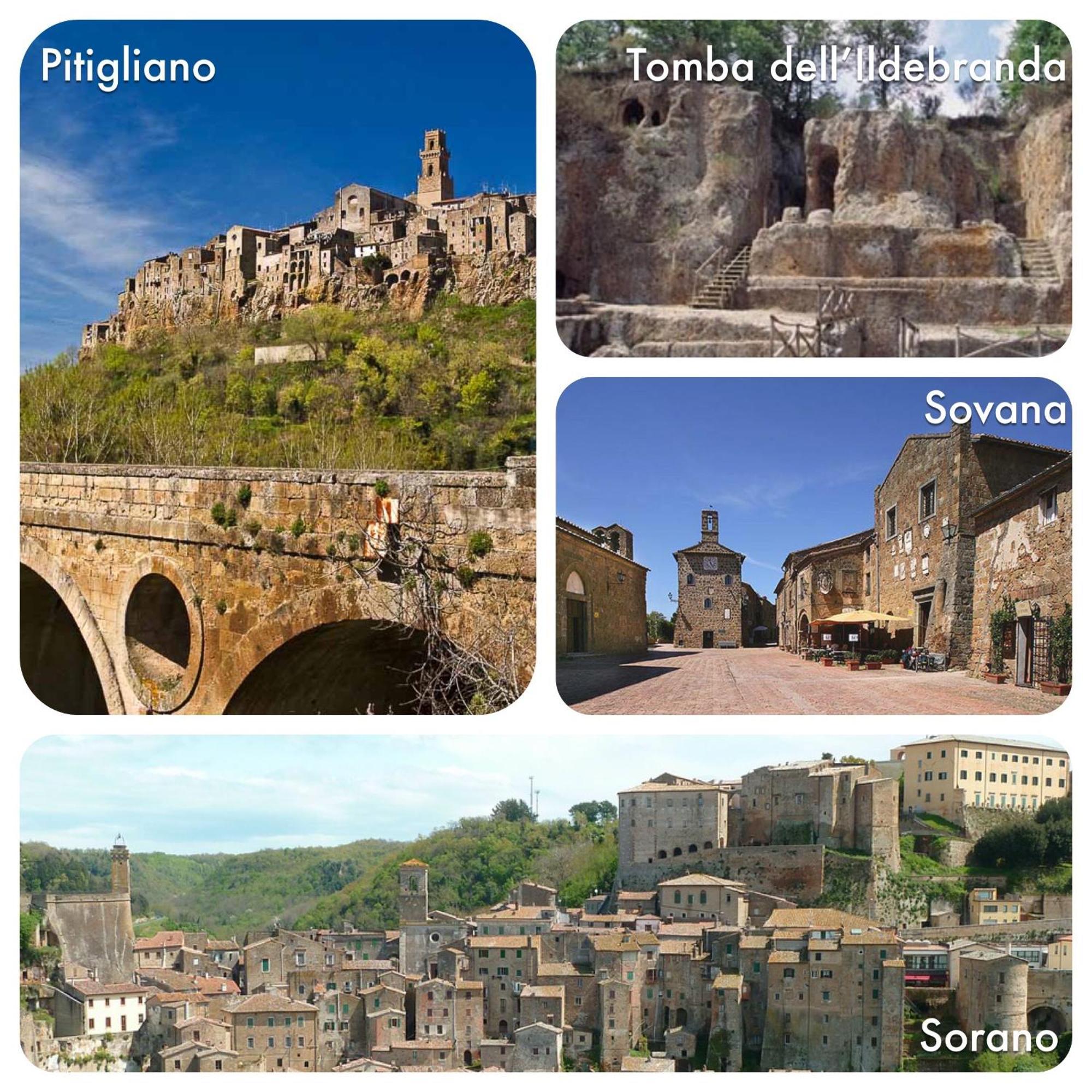 Pian De' Somari Villa Pitigliano Bagian luar foto